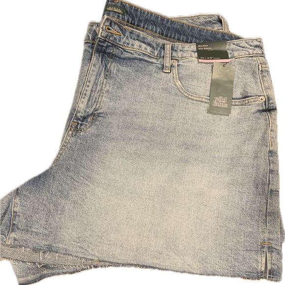 Wild Fable Blue Denim Shorts - Picture 9 of 9